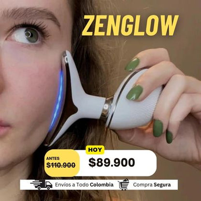 ZenGlow® - Masajeador Facial Cuello y Cara